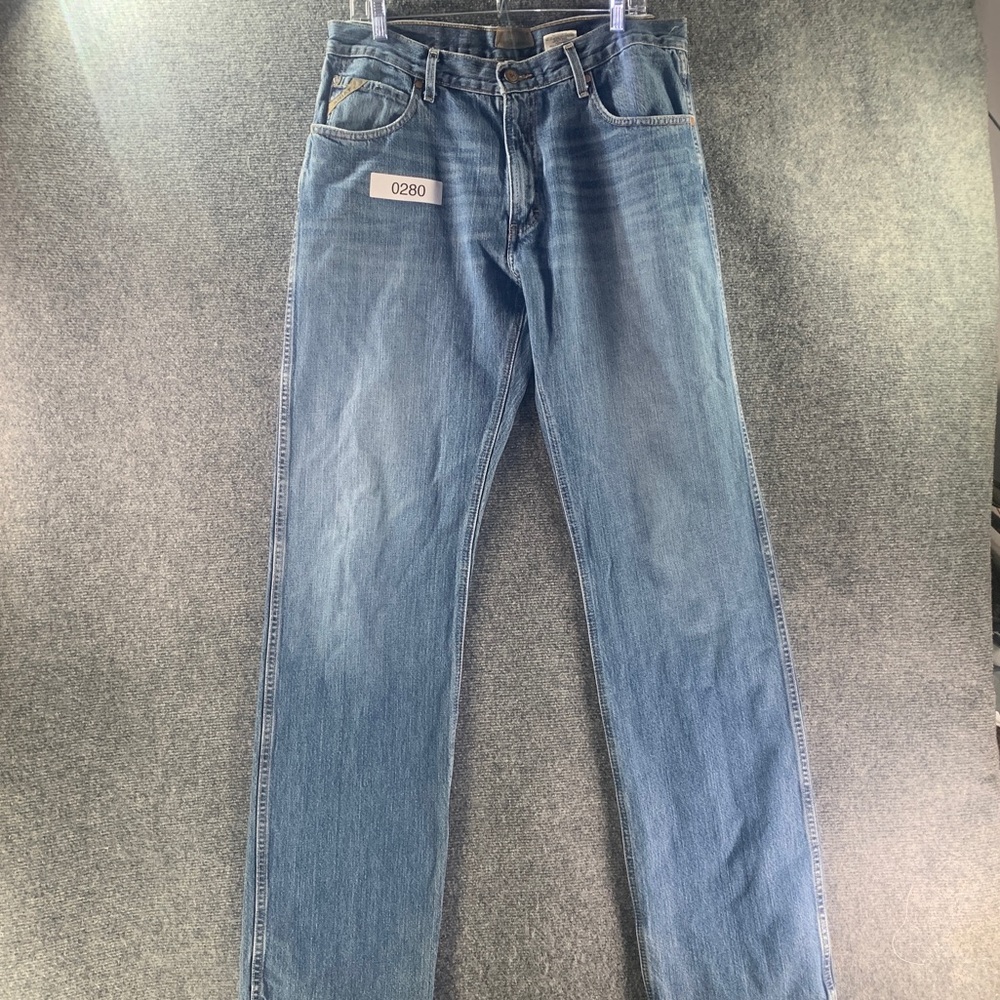 Ariat Jeans Mens 34 x 38 Loose Fit Boot Cut Straight Leg Work